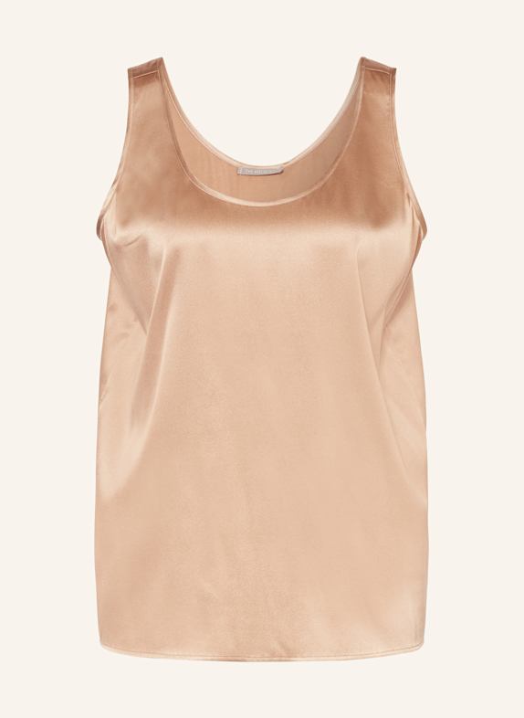 (THE MERCER) N.Y. Satintop aus Seide BEIGE