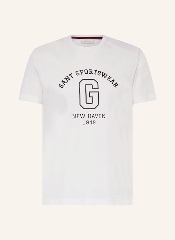 GANT T-Shirt WEISS