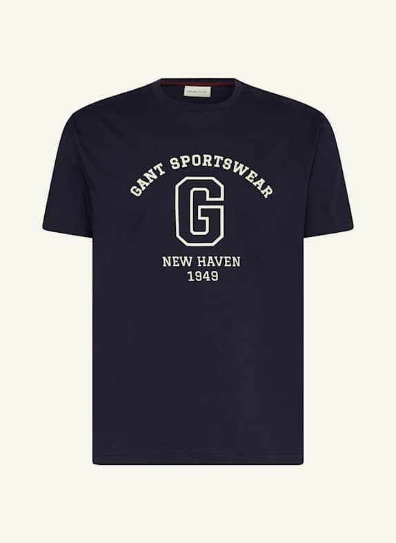 GANT T-Shirt DUNKELBLAU