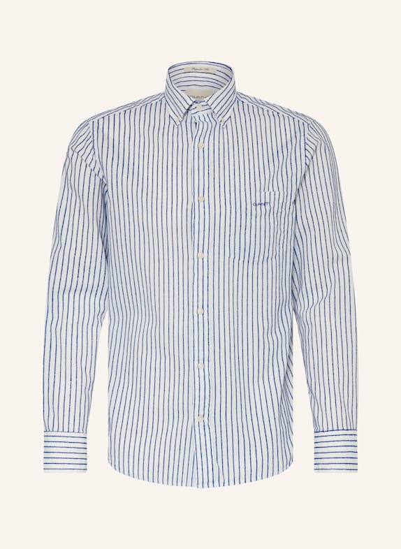 GANT Hemd Regular Fit BLAU/ WEISS