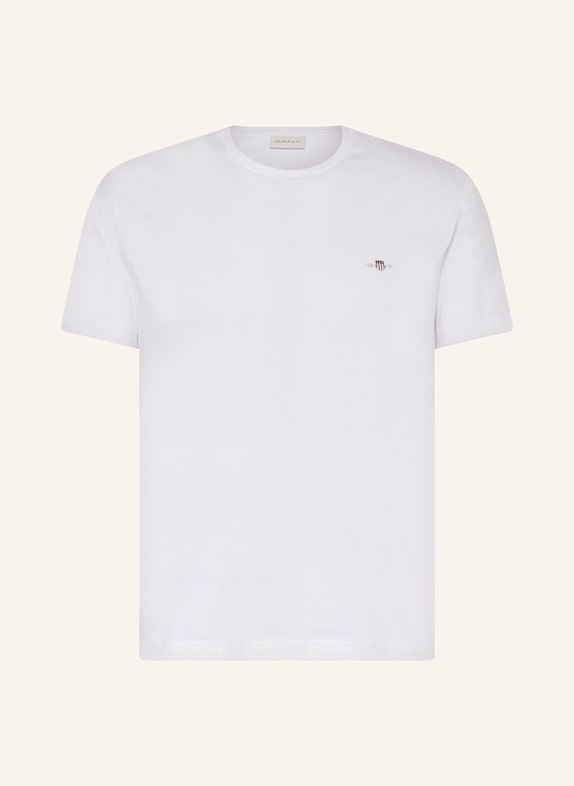 GANT T-Shirt WEISS