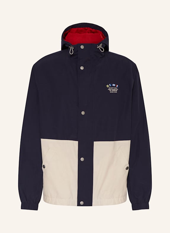 GANT Windbreaker DUNKELBLAU/ BEIGE