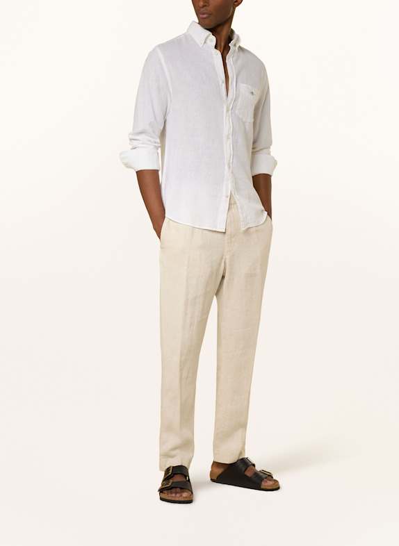 GANT Overhemd Regular Fit met linnen ECRU