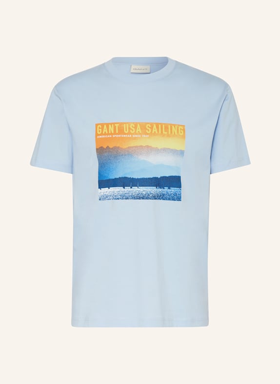 GANT T-Shirt HELLBLAU