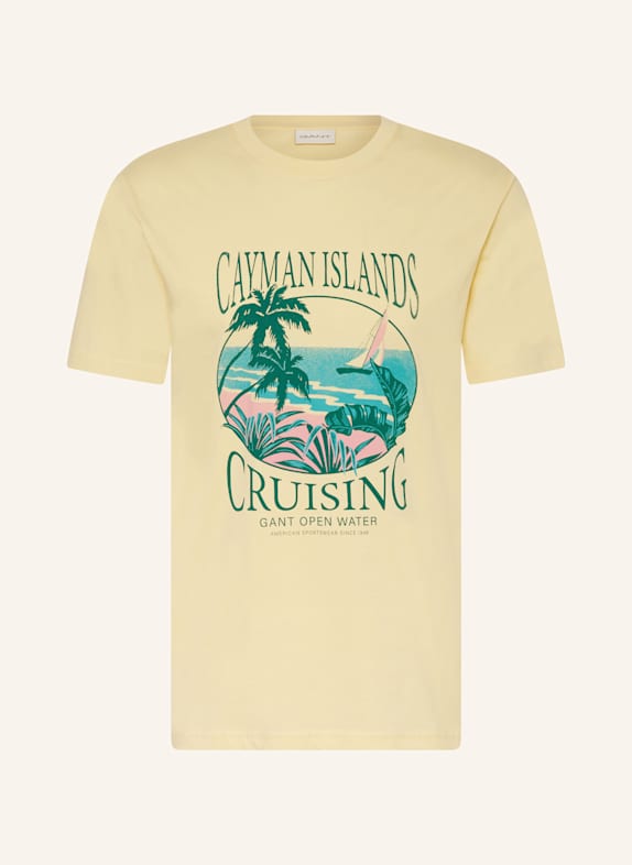 GANT T-Shirt GELB
