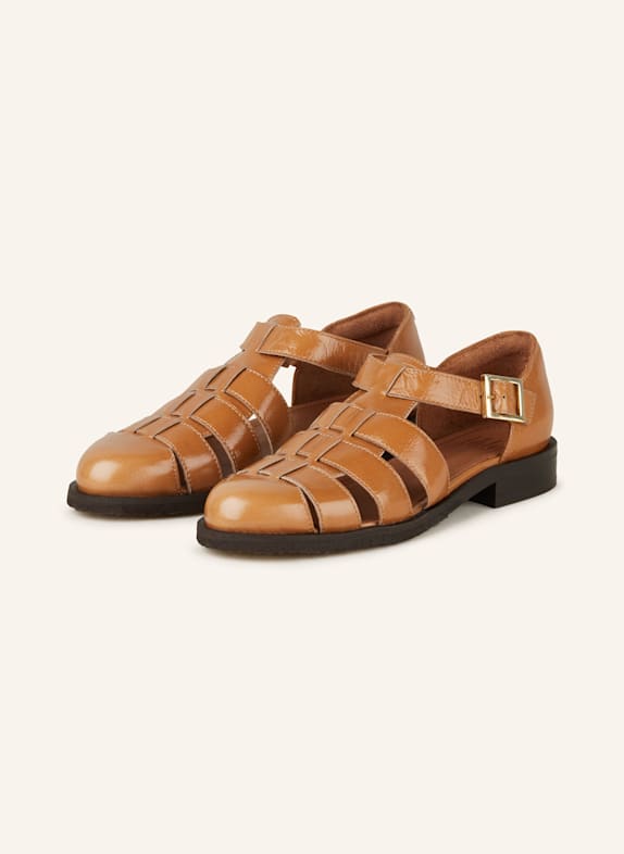billi bi Sandalen CAMEL
