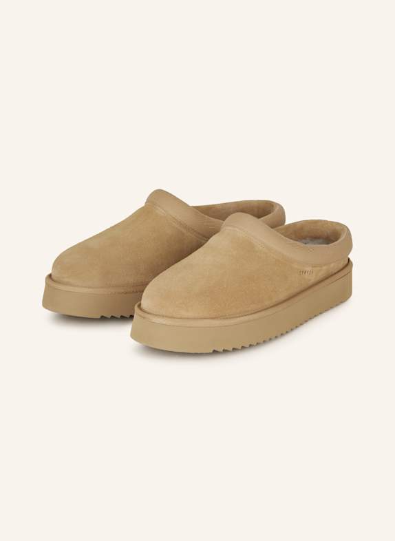 COPENHAGEN Plateau-Pantoletten CPH249 CREME