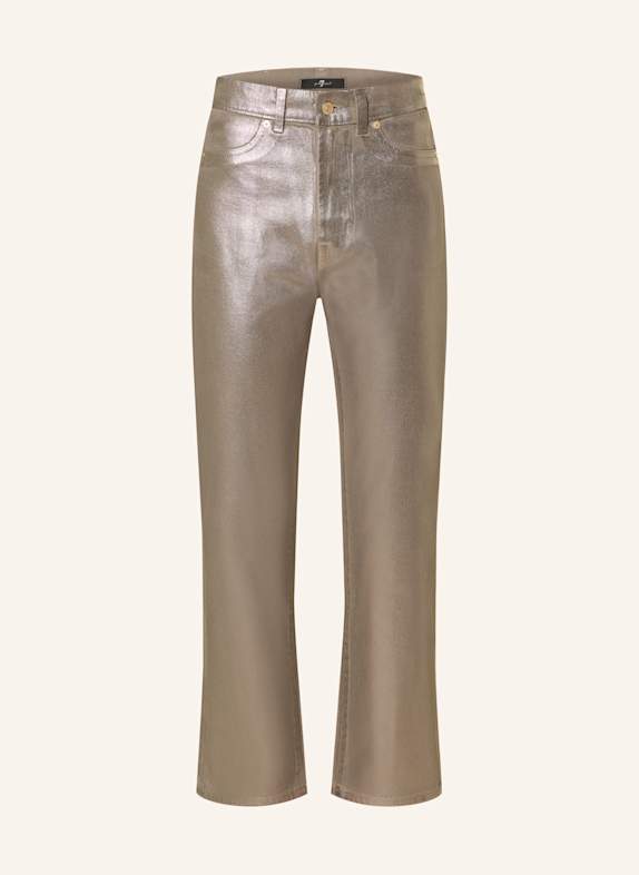 7 for all mankind Coated Jeans LOGAN Coated Champagne YELLOW