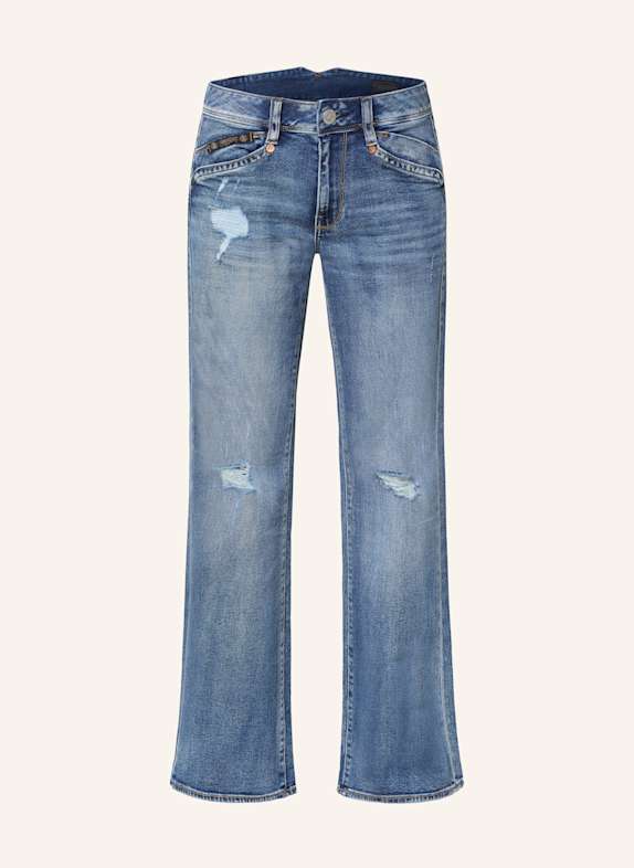 Herrlicher Cargojeans PRIME Straight Fit 985 snake blue destroy