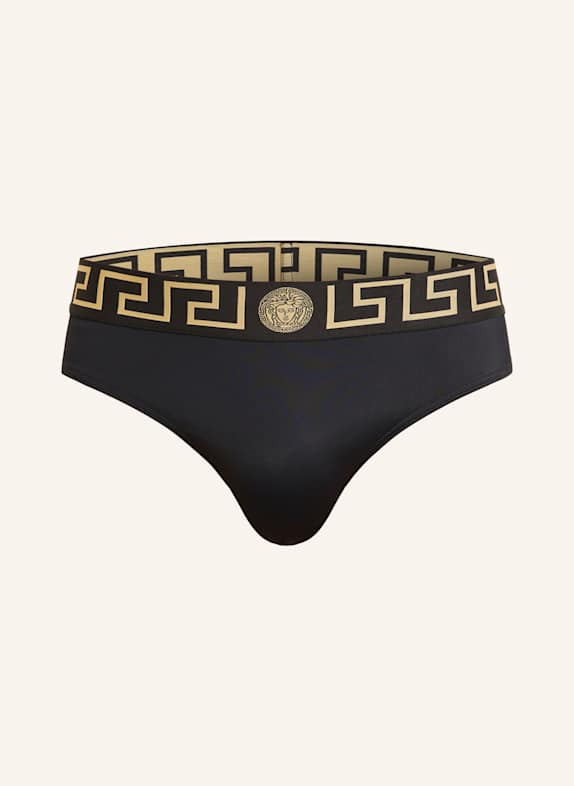 VERSACE Badeslip SCHWARZ/ GOLD