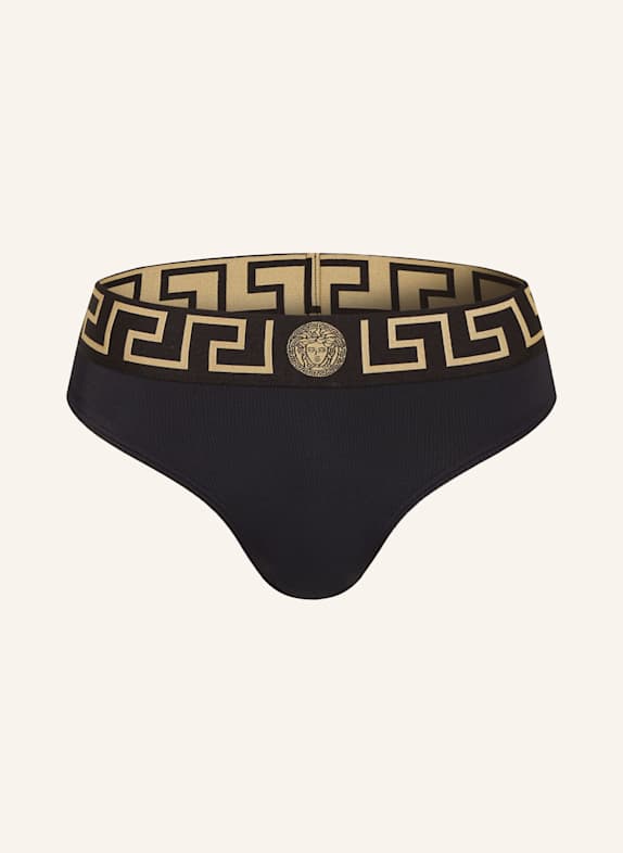 VERSACE Basic-Bikini-Hose SCHWARZ/ GOLD