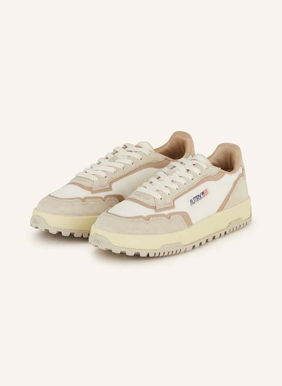 AUTRY Sneakersy WILDPACE LOW AK BIAŁY/ JASNOBRĄZOWY