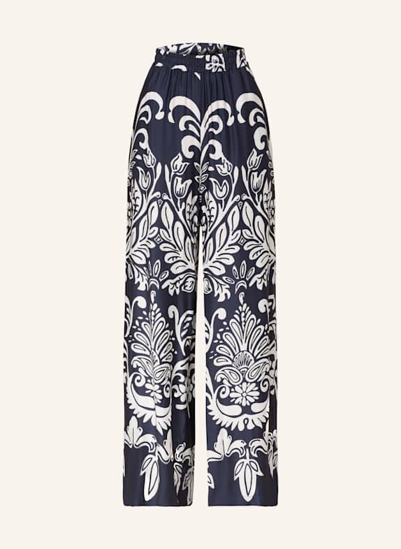 TONNO & PANNA Marlenehose DUNKELBLAU/ WEISS