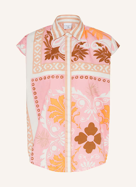 TONNO & PANNA Hemdbluse ROSÉ/ BRAUN/ WEISS