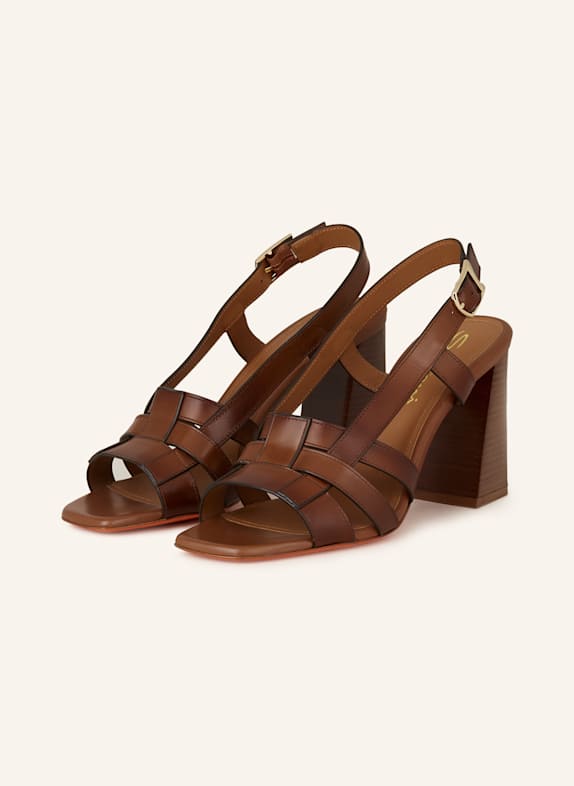 Santoni Sandaletten VENERE BRAUN
