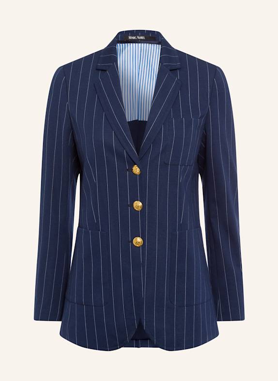 MARC AUREL Blazer DUNKELBLAU/ WEISS