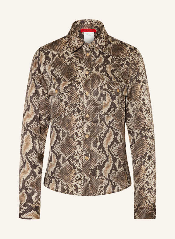 MAX & Co. Hemdbluse QUENTY BRAUN/ DUNKELBRAUN/ HELLBRAUN