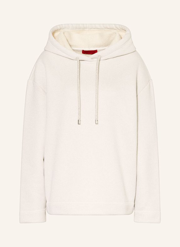 MAX & Co. Hoodie FIORIRE mit Glitzergarn SILBER