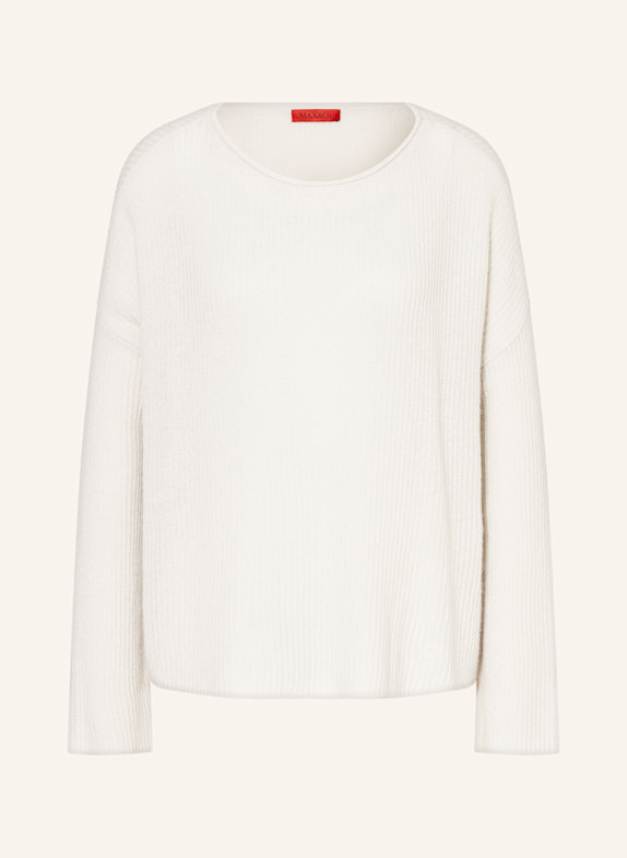 MAX & Co. Cashmere-Pullover BASEBALL HELLGRAU