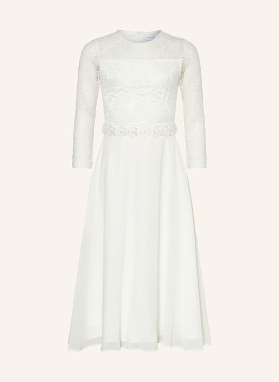 DANAMADE Cocktailkleid mit 3/4-Arm WEISS