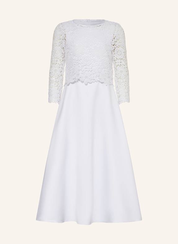 DANAMADE Cocktailkleid mit 3/4-Arm WEISS