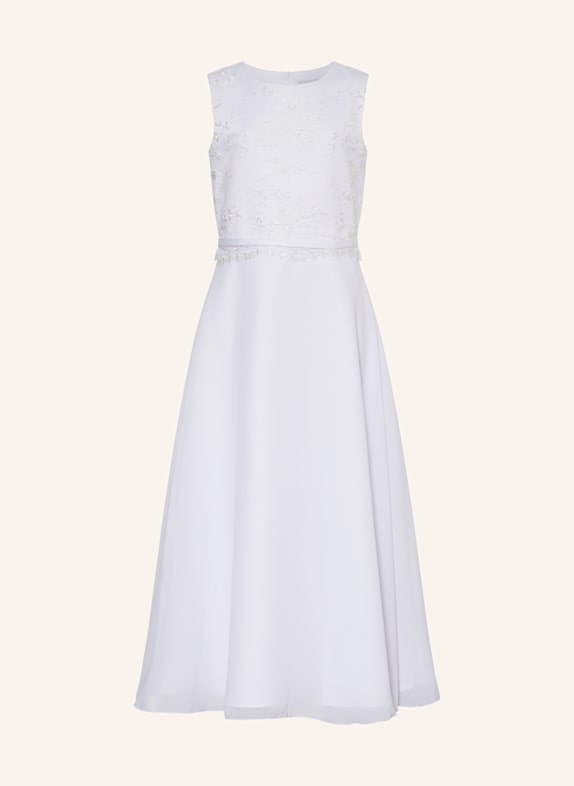 DANAMADE Cocktailkleid mit Pailletten WEISS