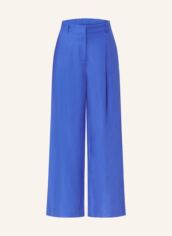 SELECTED Femme Marlenehose mit Leinen BLAU