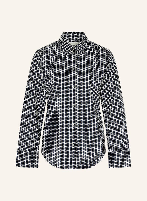 Marc O'Polo Hemdbluse DUNKELBLAU/ WEISS