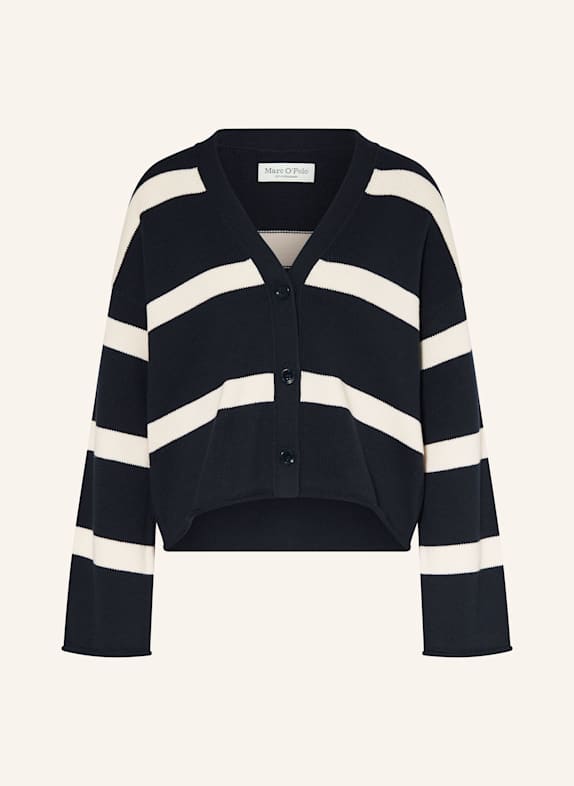 Marc O'Polo Strickjacke ECRU/ DUNKELBLAU