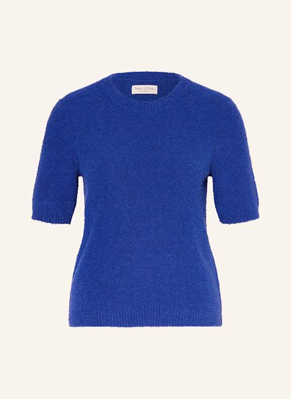 Marc O'Polo Strickshirt aus Frottee BLAU