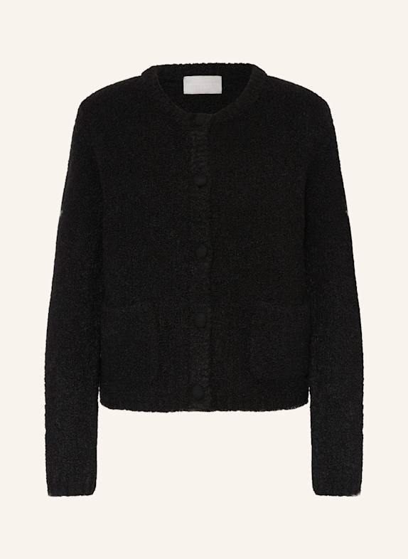 HEMISPHERE Cardigan in alpaca BLACK