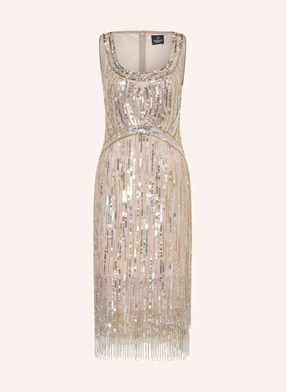 ADRIANNA PAPELL Cocktailkleid mit Pailletten GOLD