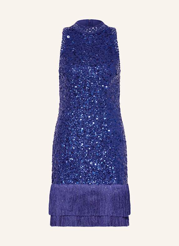ADRIANNA PAPELL Kleid mit Pailletten BLAU