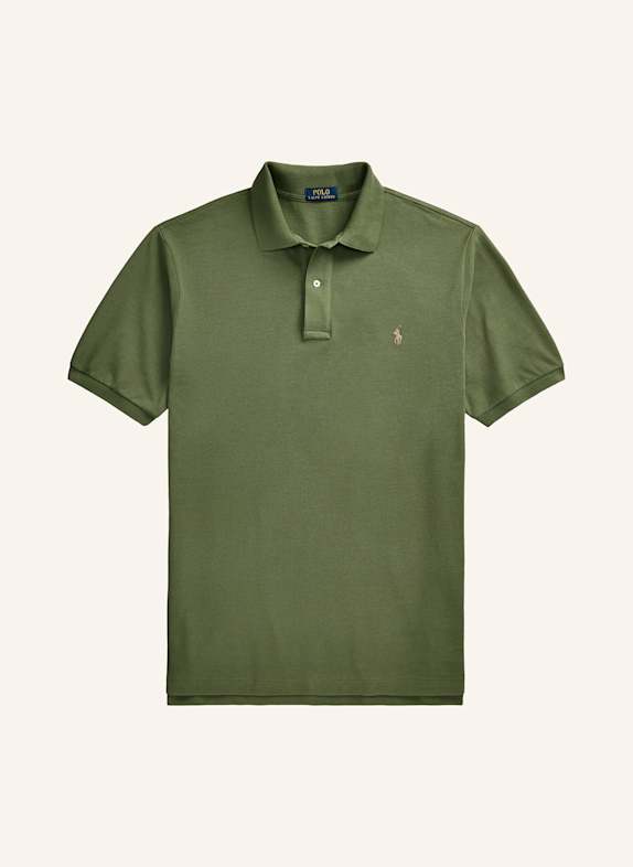 Polo Ralph Lauren Big & Tall Camicia Oxford tinta in capo con logo blu navy Big & Tall Piqu&eacute;-Poloshirt GR&Uuml;N