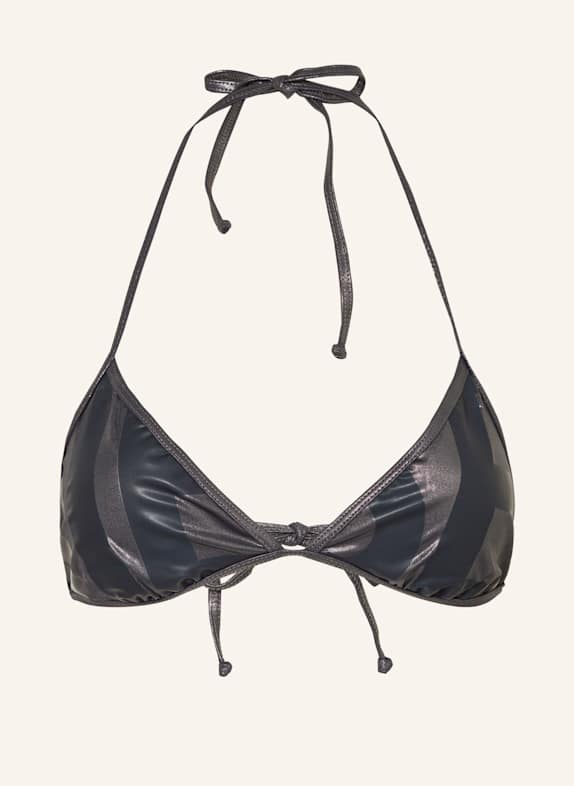 DIESEL Triangel-Bikini-Top SEES A D CORE GRAU