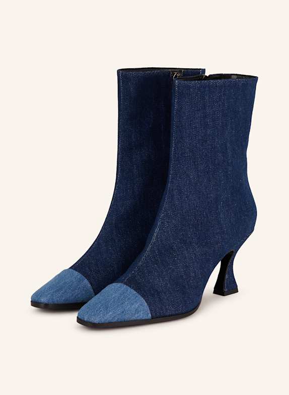 CAREL ISABELLE ankle boots in denim look BLUE/ LIGHT BLUE
