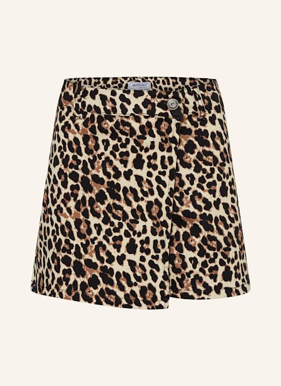 BLUE EFFECT Skort CREME/ SCHWARZ/ HELLBRAUN