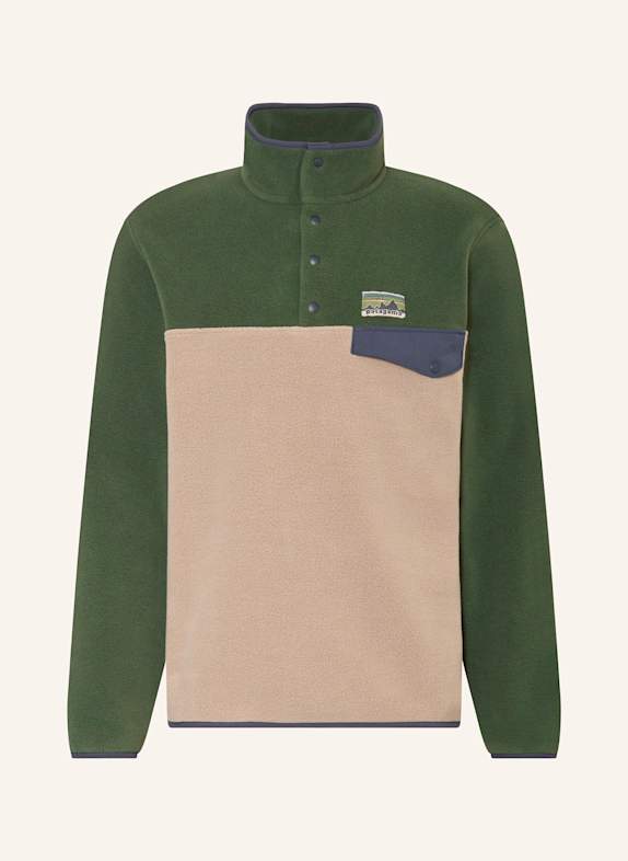 patagonia Fleece sweater SYNCHILLA® SNAP-T® CREAM/ GREEN