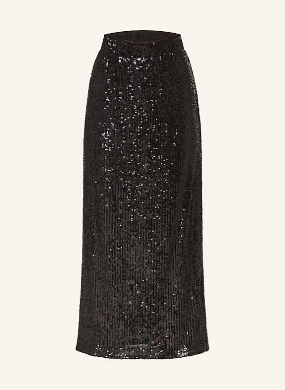 WEEKEND Max Mara Rock OTTELIA mit Pailletten SCHWARZ