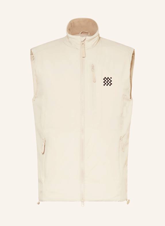 MANORS Kamizelka funkcyjna INSULATED COURSE GILET KREMOWY
