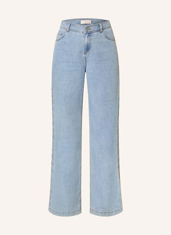 IVI collection Flared jeans 2717 light denim blue