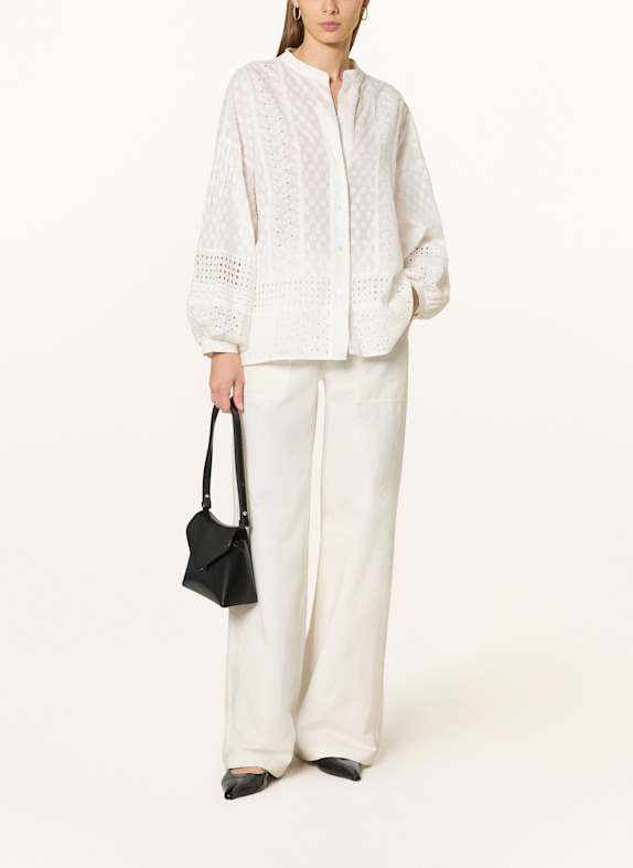 IVI collection Blugi evazați 002 ALB