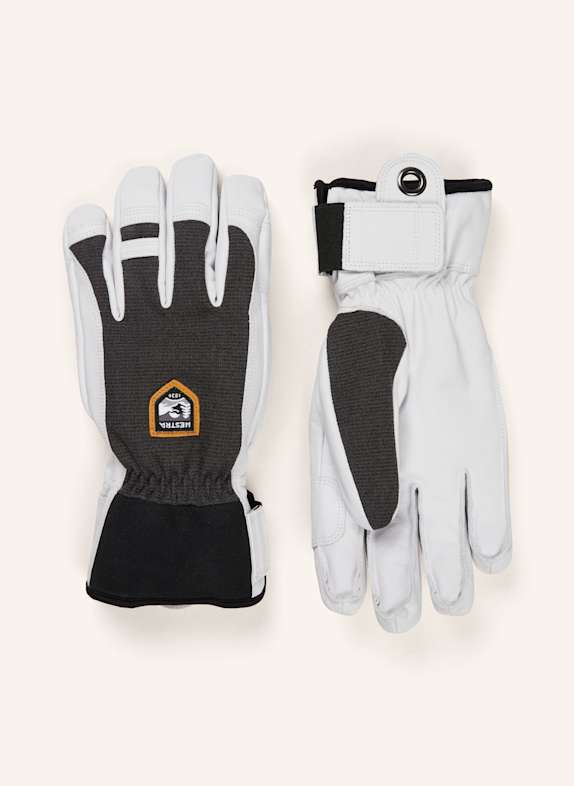 HESTRA Skihandschuhe PATROL SCHWARZ / HELLGRAU
