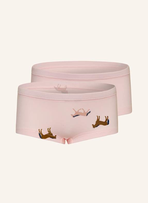 Sanetta 2er-Pack Panties ROSA/ ROSÉ/ BRAUN
