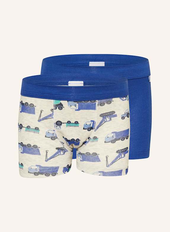 Sanetta 2er-Pack Boxershorts BLAU/ GRAU