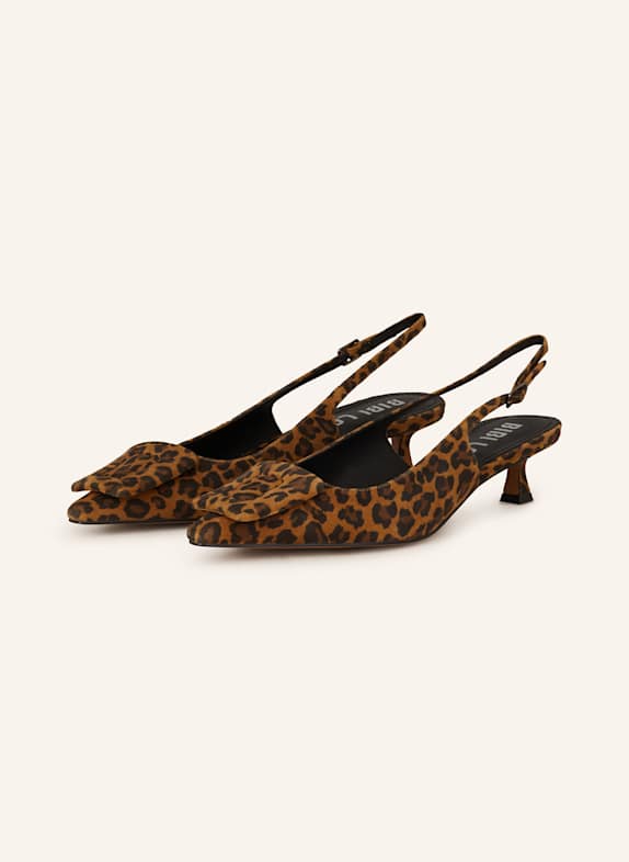 BIBI LOU Slingpumps SALONES BRAUN/ DUNKELBRAUN/ HELLBRAUN