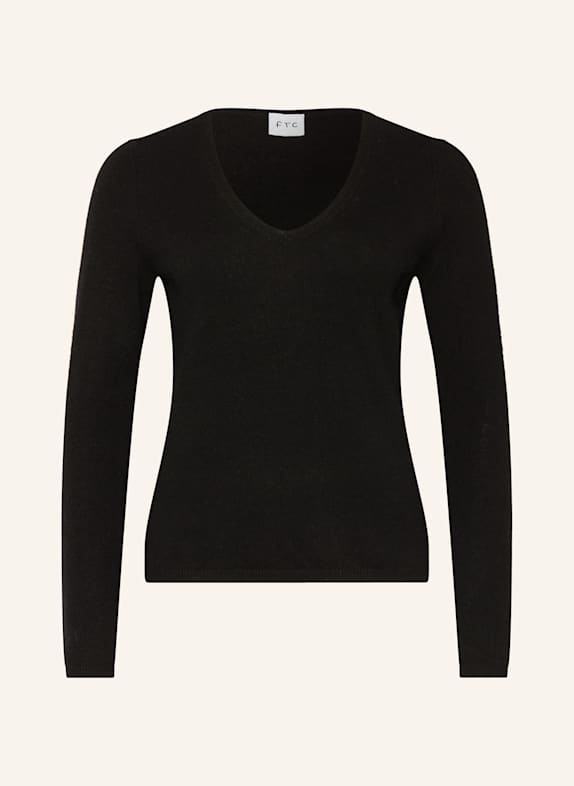 FTC CASHMERE Cashmere-Pullover  SCHWARZ