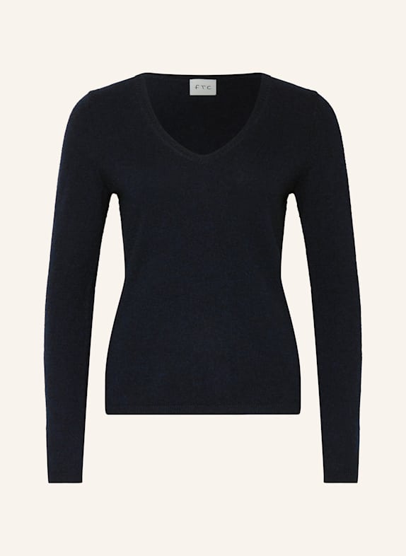 FTC CASHMERE Cashmere-Pullover  DUNKELBLAU