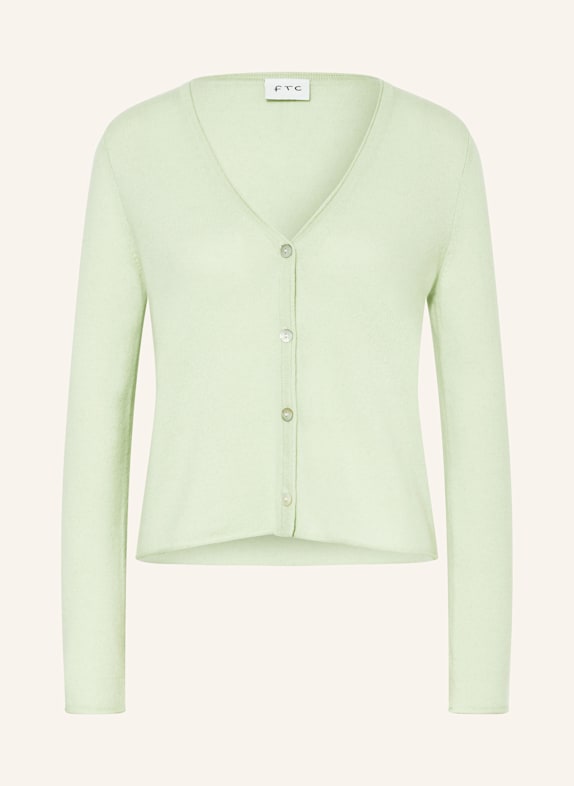 FTC CASHMERE Strickjacke aus Cashmere MINT
