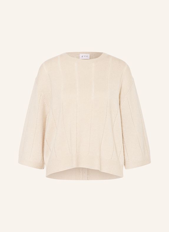FTC CASHMERE Cashmere-Pullover BEIGE
